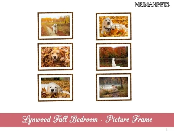 Lynwood Fall Decor Photo Frame Mesh Required - The Sims 4 Custom Content