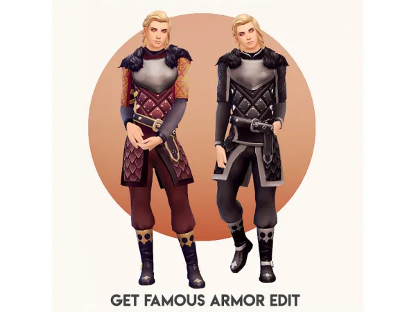 Maxis Match GET FAMOUS ARMOR DE LLAMAD an edit by Valhallan - The Sims 4 Custom Content