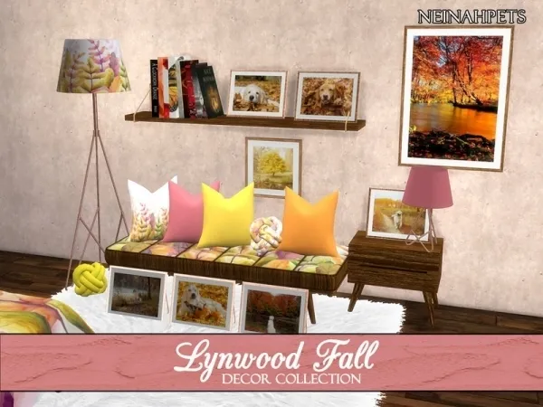 Alpha neinahpets' Lynwood Fall Decor Mesh Required - The Sims 4 Custom Content