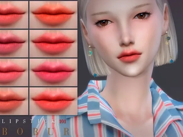 Alpha Bobur3's Bobur Lipstick 101 - The Sims 4 Custom Content