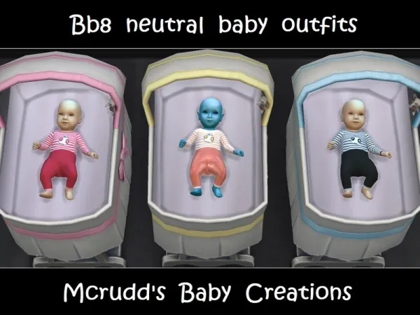 Maxis Match mcrudd's Bb8 Neutral baby outfits - The Sims 4 Custom Content