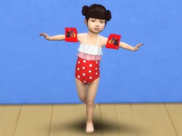Maxis Match Arisha 214's Miraculous swimming arm ruffles Island living needed - The Sims 4 Custom Content