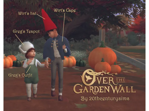 Alpha Over the Garden Wall - The Sims 4 Custom Content