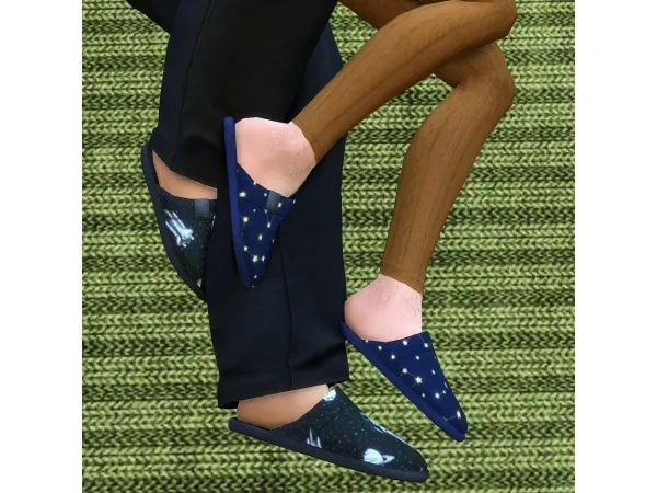 Maxis Match Darte77s Ralph Lauren Slippers Recolored - The Sims 4 Custom Content