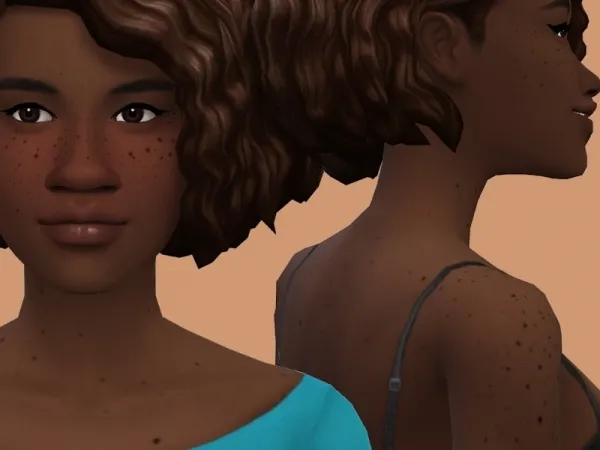 Maxis Match glutenfreesims' Cloves Face Body Freckles - The Sims 4 Custom Content
