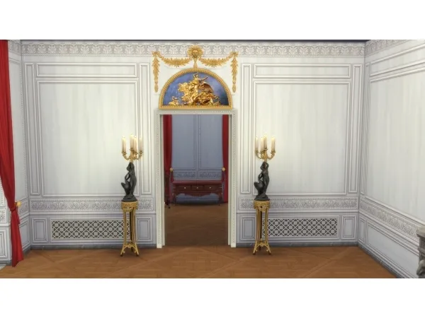 Alpha french overdoor painting - The Sims 4 Custom Content