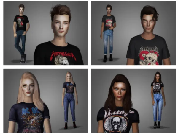 4 adult sims 4t2 Minerva wallpapers and panelling by fakebloood - The Sims 2 Custom Content