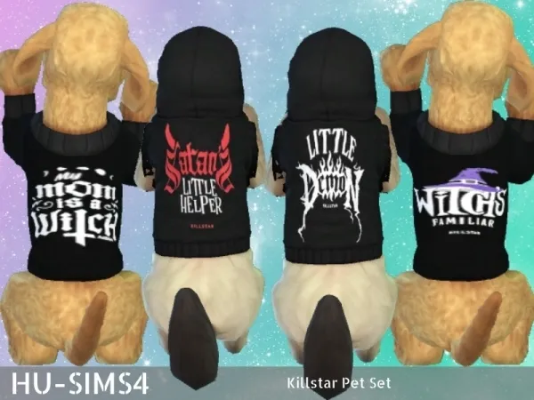 Alpha hu sims4's Killstar Pet Set - The Sims 4 Custom Content