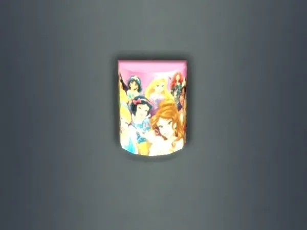 Alpha Arisha 214's Disney Princess wall lamp - The Sims 4 Custom Content
