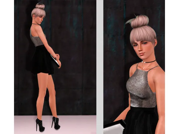 On Wednesdays We Wear Black Lookbook - The Sims 3 Custom Content