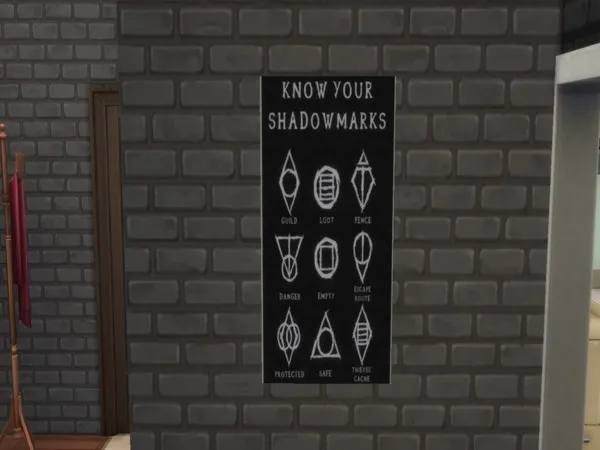 The Elder Scrolls Vcolon Skyrim [Thieves Guild] Poster - The Sims 4 Custom Content