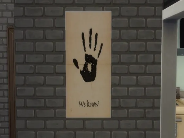 The Elder Scrolls Vcolon Skyrim [Dark Brotherhood] Poster - The Sims 4 Custom Content