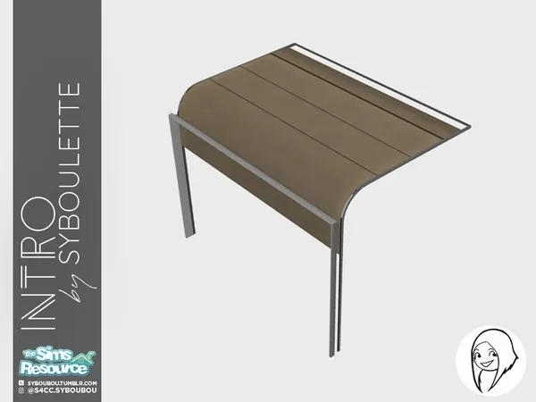 Intro Garage door (opened) - The Sims 4 Custom Content