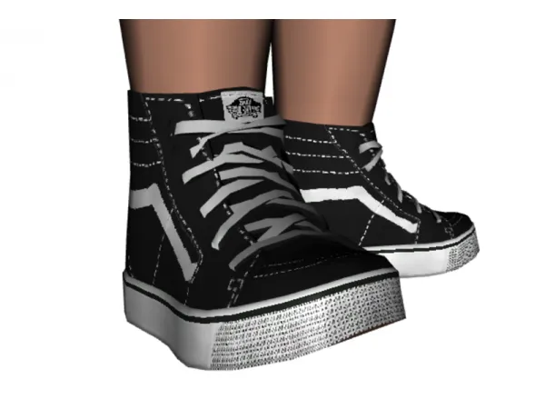 Greyhound Toddler Vans High Tops - The Sims 3 Custom Content