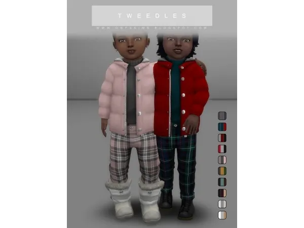 Maxis Match TWEEDLES OUTFIT - The Sims 4 Custom Content