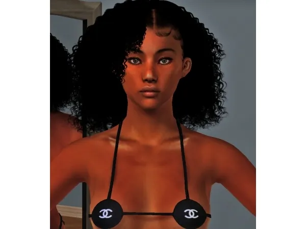 CURLY HAIR by commonblacksimmer - The Sims 3 Custom Content