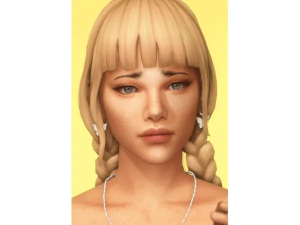 Maxis Match page braids by dogsill - The Sims 4 Custom Content