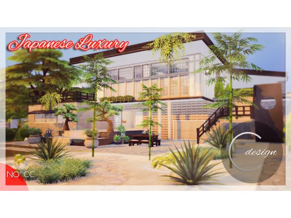 Maxis Match JAPANESE LUXURY - The Sims 4 Custom Content