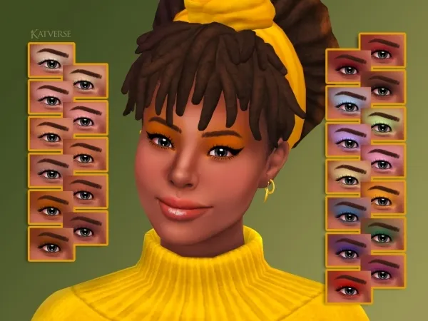 Maxis Match Rina Eyeshadow - The Sims 4 Custom Content