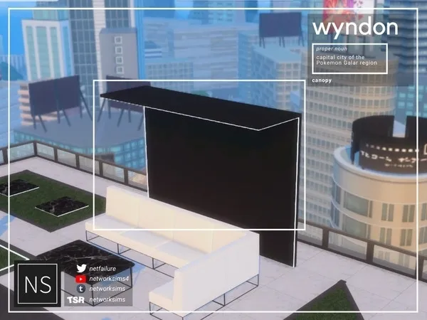 Wyndon Patio Canopy Networksims - The Sims 4 Custom Content