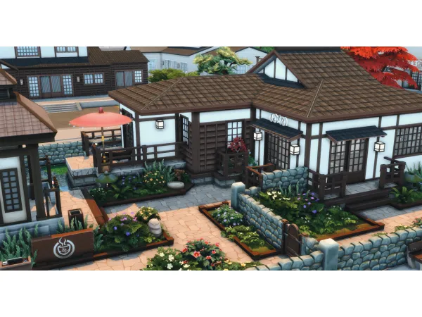 Maxis Match 5 3 1 Shinrinyoku Dining - The Sims 4 Custom Content