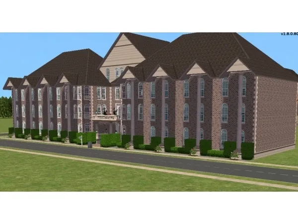 HughVaughn Dorms No by CarverUllrich - The Sims 2 Custom Content