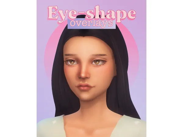 Maxis Match Eye shape overlays by Miiko - The Sims 4 Custom Content