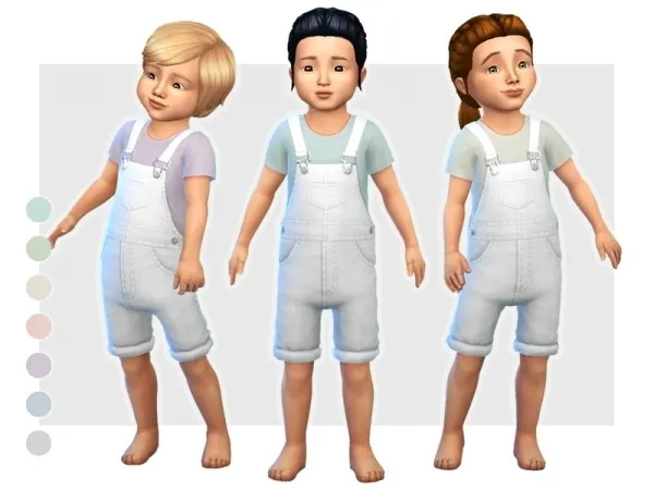 Maxis Match Simsefin's Comfy Toddler Overalls 01 - The Sims 4 Custom Content
