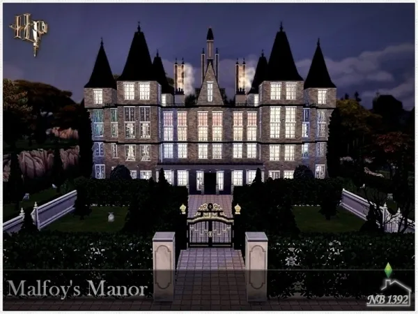 Alpha nobody1392's Malfoy's Manor - The Sims 4 Custom Content