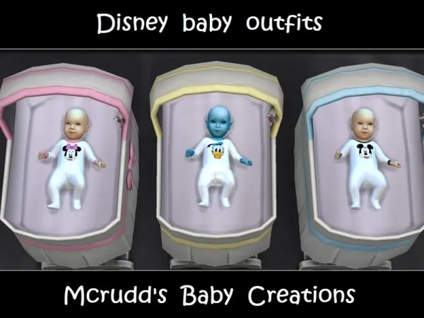 Alpha mcrudd's Disney baby outfits - The Sims 4 Custom Content