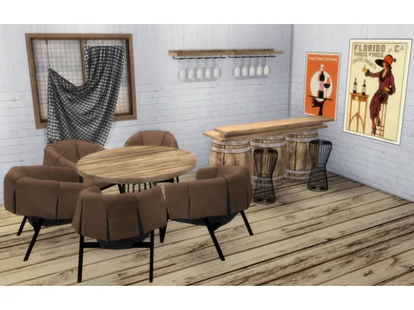 Alpha Wine O'clock sims by Nordica - The Sims 4 Custom Content