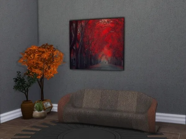 Alpha seimar8's The Fall City Living Pack requried - The Sims 4 Custom Content