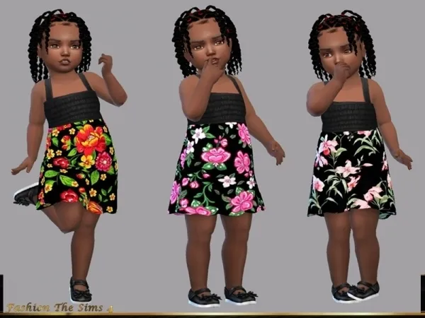 Alpha LYLLYAN's Dress Dara baby - The Sims 4 Custom Content