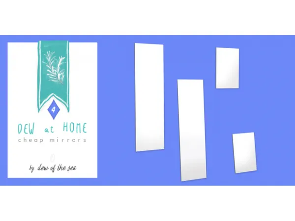 Maxis Match [DEW at home] cheap mirrors by dew of the sea - The Sims 4 Custom Content