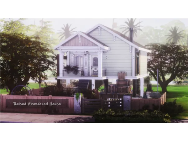 Maxis Match Raised Abandoned House - The Sims 4 Custom Content