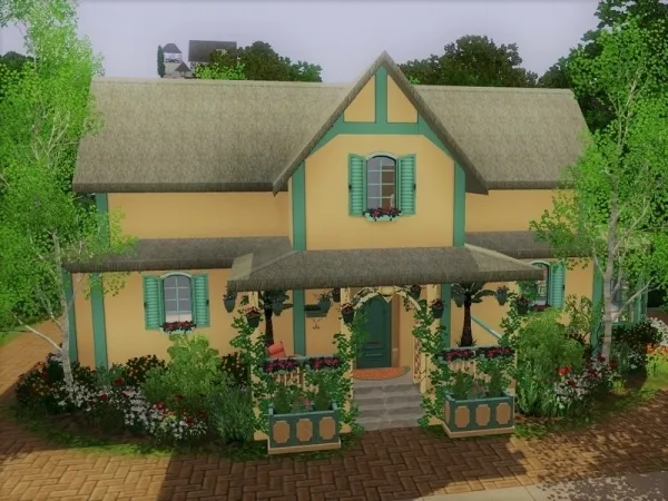 sgK45's Empty Cottage no Riverview - The Sims 3 Custom Content