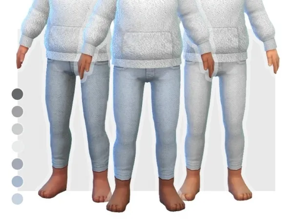 Maxis Match Simsefin's Toddler Basic Jeans 01 - The Sims 4 Custom Content