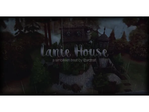 Alpha lanie house a free spooky lot by lizardtrait - The Sims 4 Custom Content