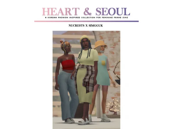 Maxis Match Heart Seoul Collection nucrests part - The Sims 4 Custom Content
