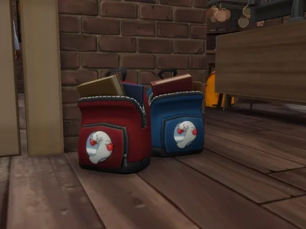 Alpha hannahgaskarth's Nancy Drew Secrets Can Kill Backpack Decor - The Sims 4 Custom Content
