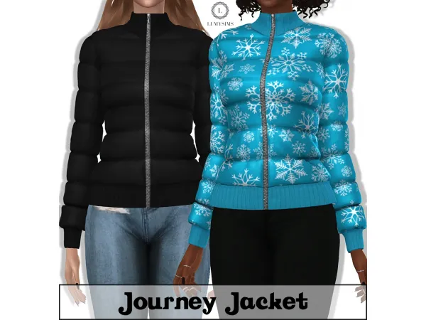 Maxis Match Journey Jacket by lumysims - The Sims 4 Custom Content