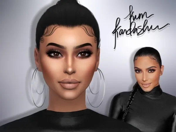 Alpha Jolea's Kim Kardashian West - The Sims 4 Custom Content