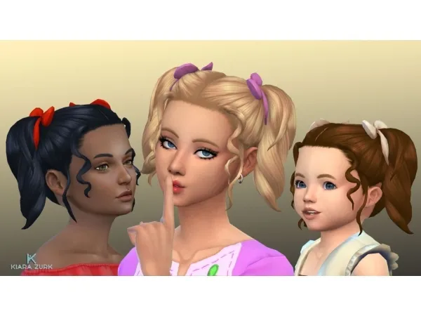Maxis Match Marina Hair Bow - The Sims 4 Custom Content
