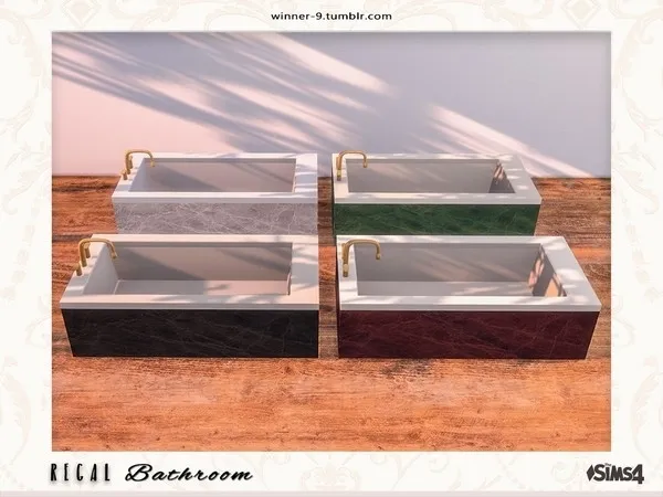 Regal Bathtub - The Sims 4 Custom Content