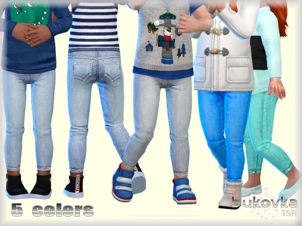 Maxis Match bukovka's Denim Pants - The Sims 4 Custom Content