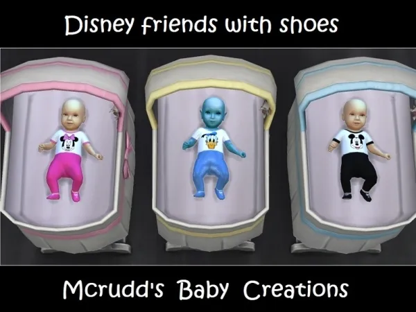 Maxis Match mcrudd's Disney friends with shoes - The Sims 4 Custom Content