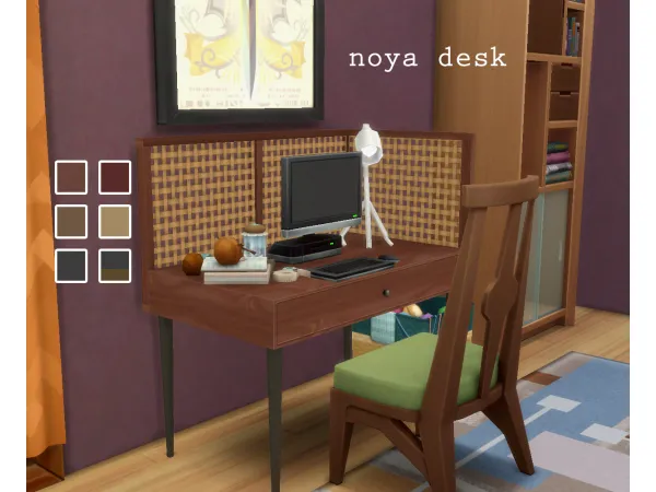 Maxis Match Noya desk - The Sims 4 Custom Content