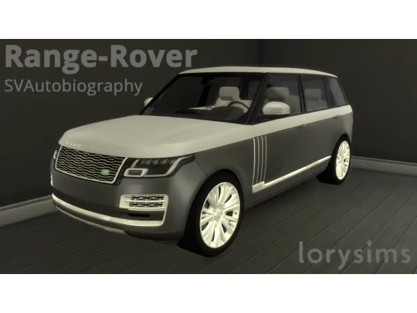 Maxis Match Land Rover Range Rover SVAutobiography by LorySims - The Sims 4 Custom Content