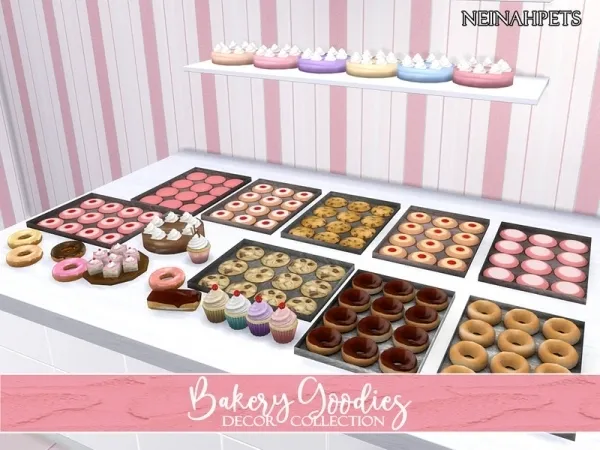 Maxis Match neinahpets' Bakery Goodies Decor Collection - The Sims 4 Custom Content