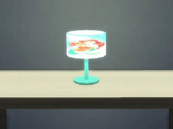 The Little Mermaid lamp - The Sims 4 Custom Content